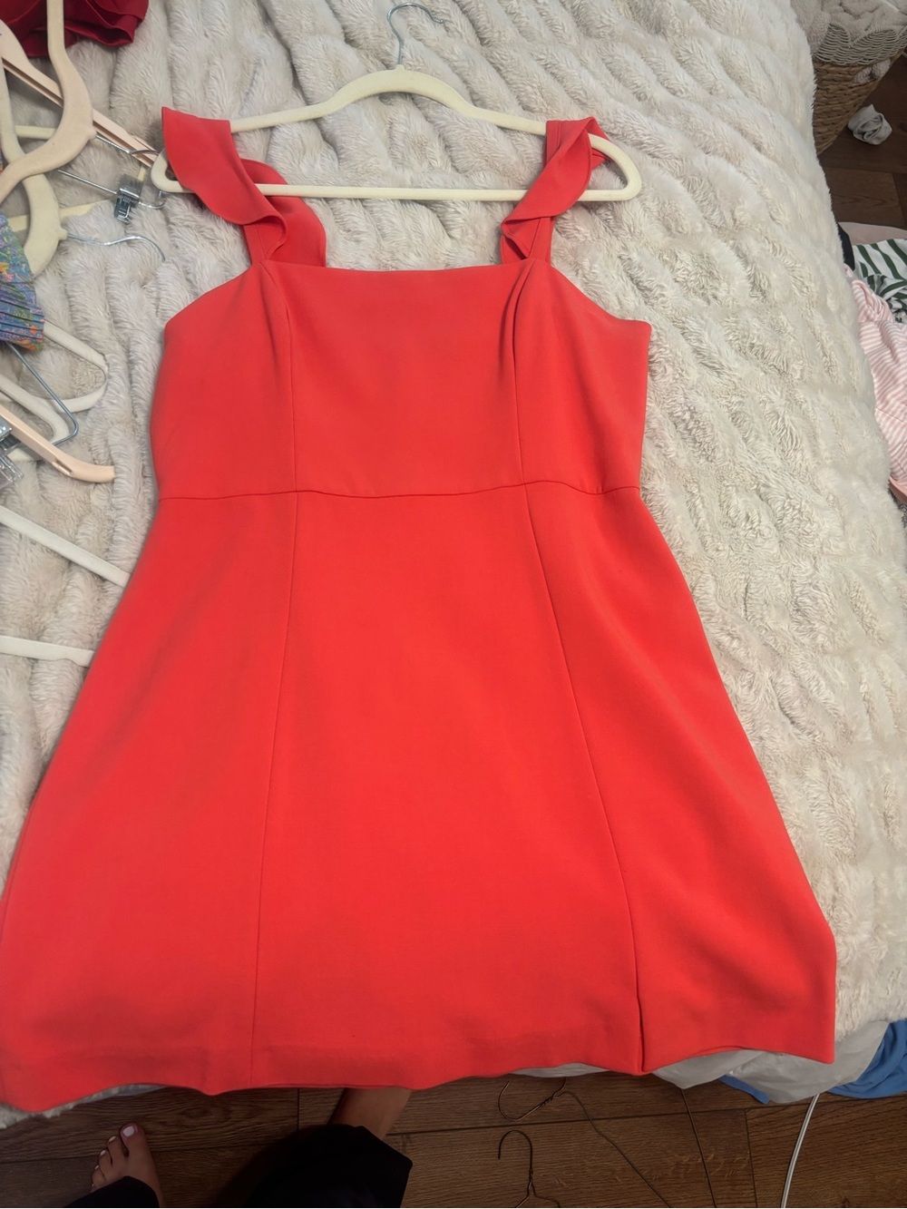 French Connection Women's Coral-Red Blazer